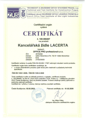 Kancelářská židle Lacerta