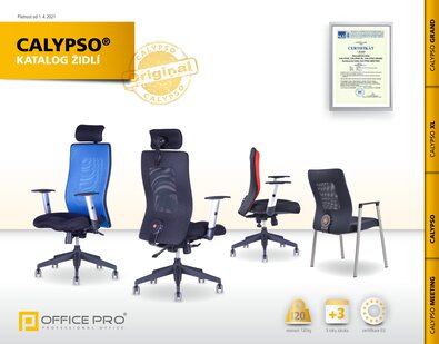 Katalog kancelářských židlí CALYPSO