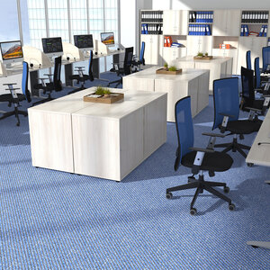 FLEX Bürotische - Akazie