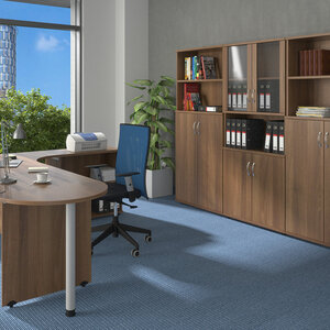 Kancelářské stoly GATE - ořech