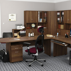 GATE Bürotische - Nuss