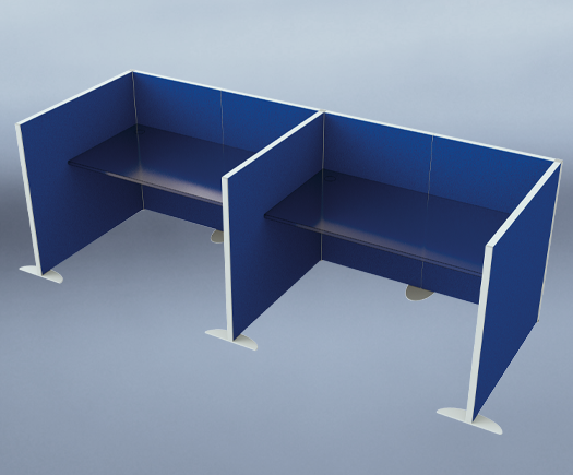 Paravány příčkové nízké 118,0 cm