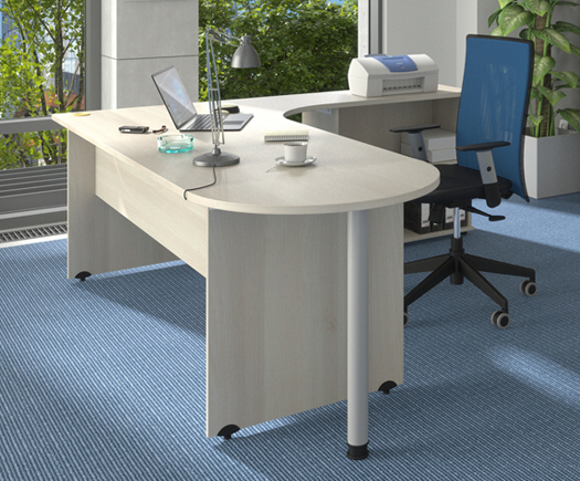 Kancelářské stoly Hobis Gate – konzervativní vzhled