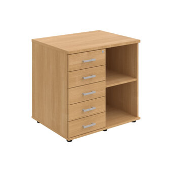 Přídavná kancelářská skříň SPKZ 3 80 60 L N